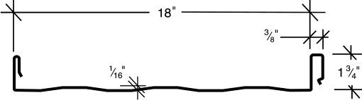 Vertical Rib Standing Seam Panel