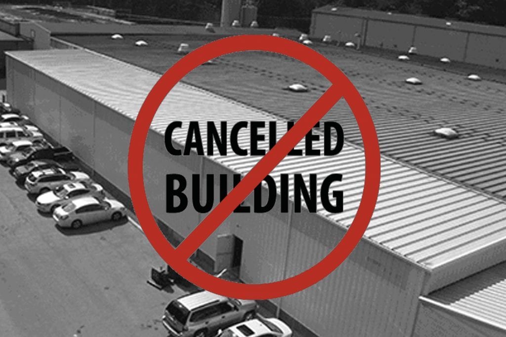 Steel Building Cancelled Building