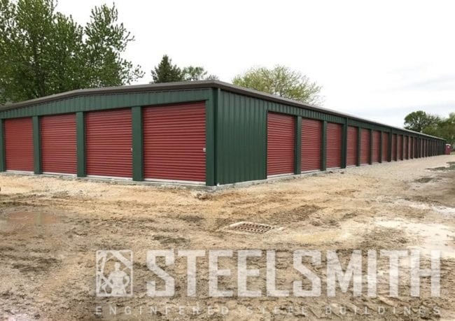 steel building mini storage
