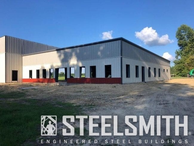 Capron Fire Station | Steelsmith Inc Steel Buildings and ...