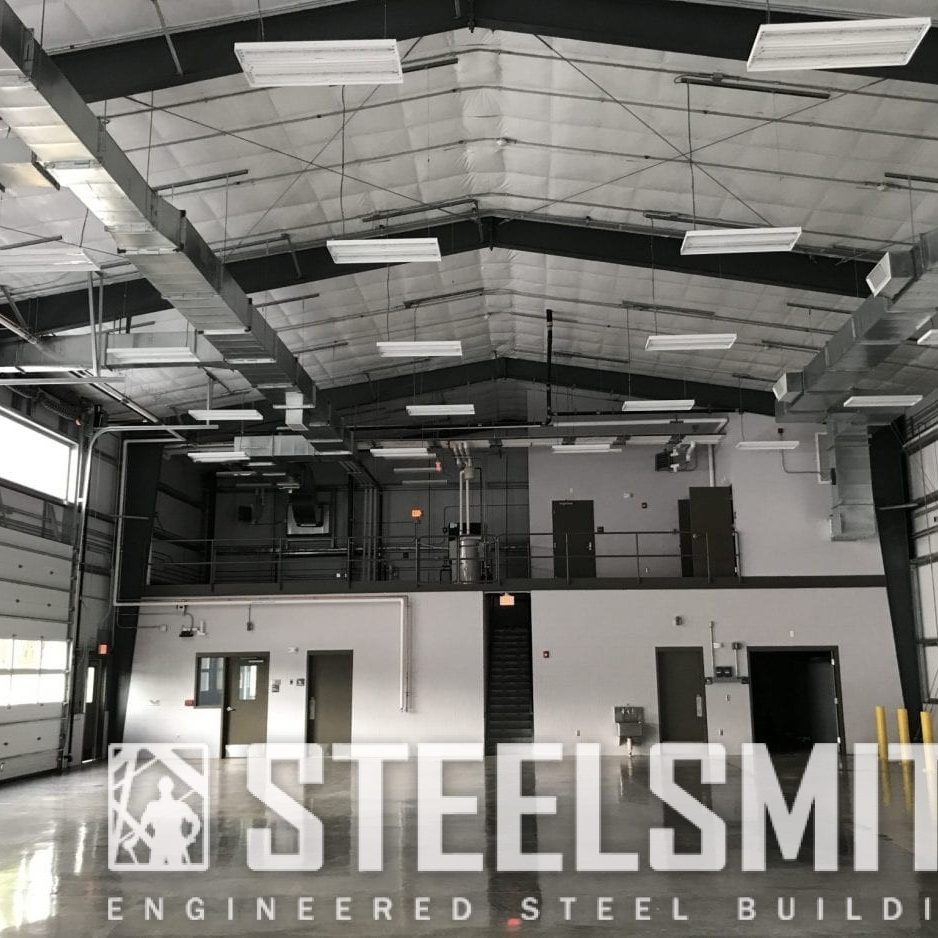 Steel building for bus storage