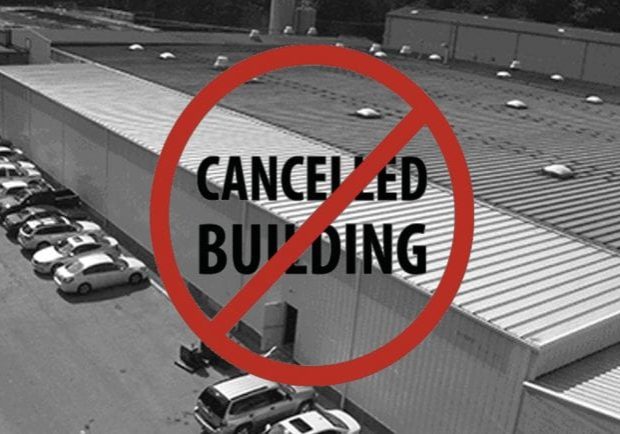 Steel Building Cancelled Building